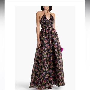 Sale. New Alice and Olivia silk floral gown